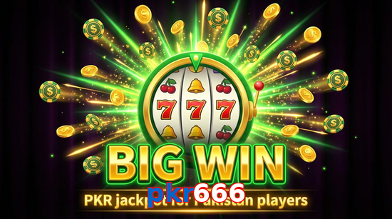 Big win animation on Pkr666 slot game