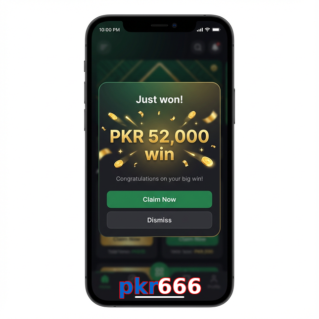Main screen of Pkr666 win page for PK players